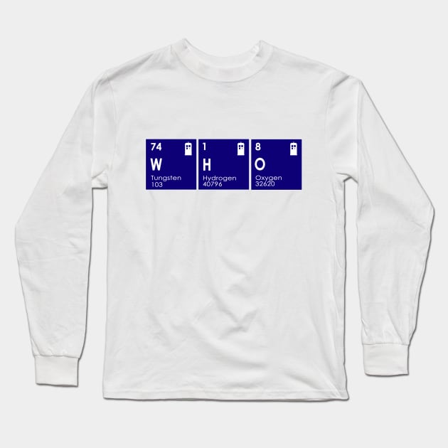 WHO ? Long Sleeve T-Shirt by blueshift